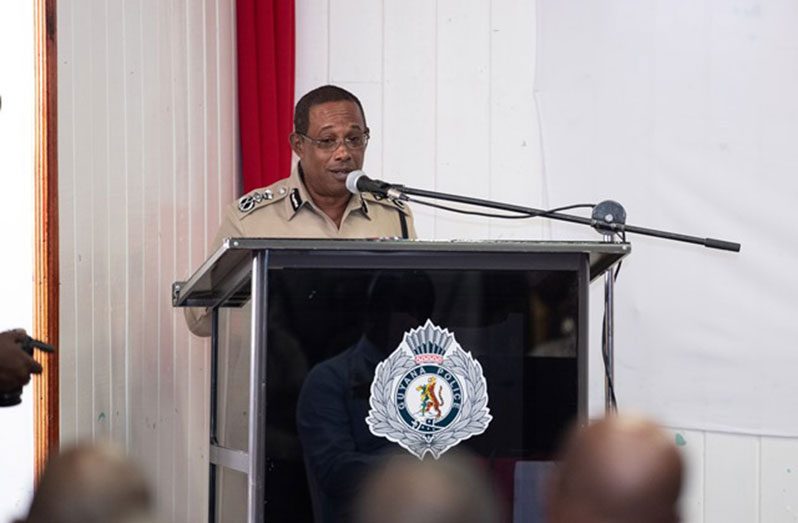 Commissioner of Police (ag), Clifton Hicken (DPI photo)