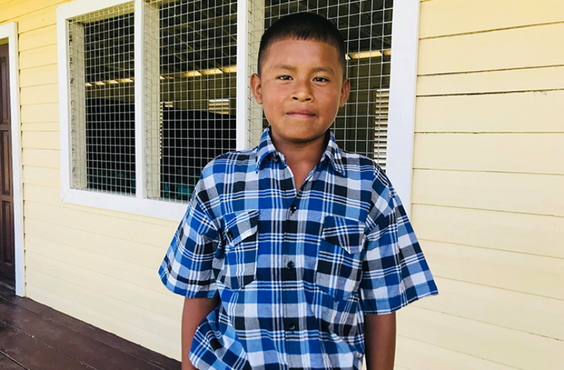 Sisson Nasario, 11, of Paruima Village