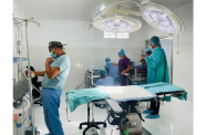 The surgical theatre at the Upper Mazaruni District Hospital in Kamarang