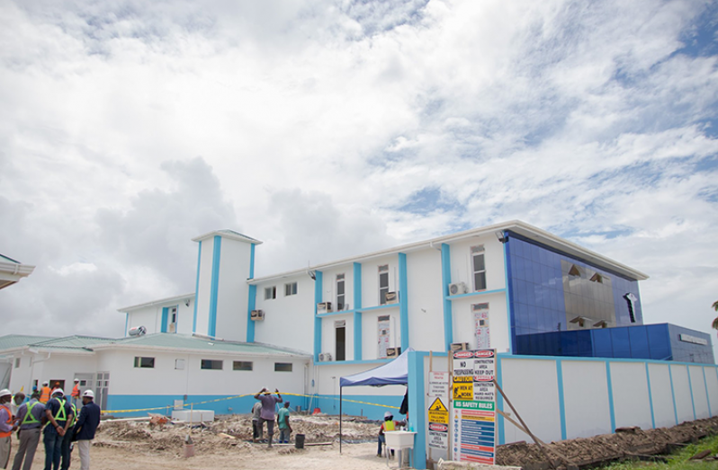 Work on the new COVID-19 hospital moving apace