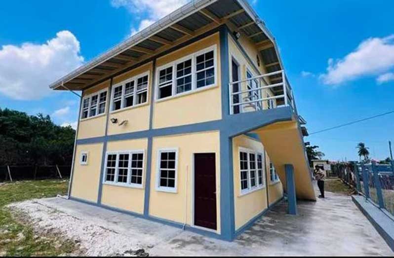 An exterior view of the dormitory rooms at the new hostel