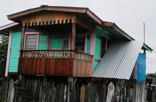 The house where the couple lived