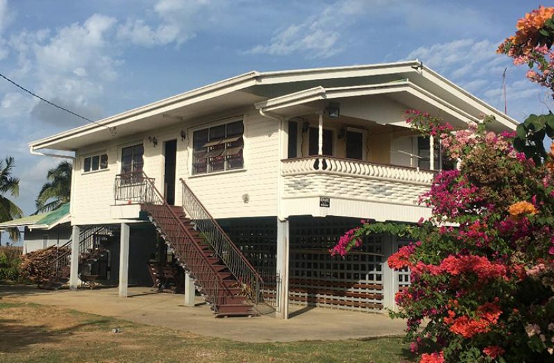 The house where the robbery occurred