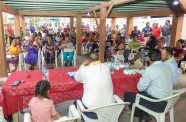 Relocated squatters will soon be signing the Agreements of Sale for the land they now occupy at Plantation Success (Photos: MoHW/Facebook)