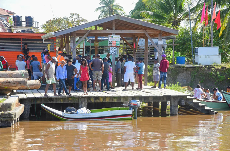 $94.5M revetment, timber landing for Hubu - Guyana Chronicle