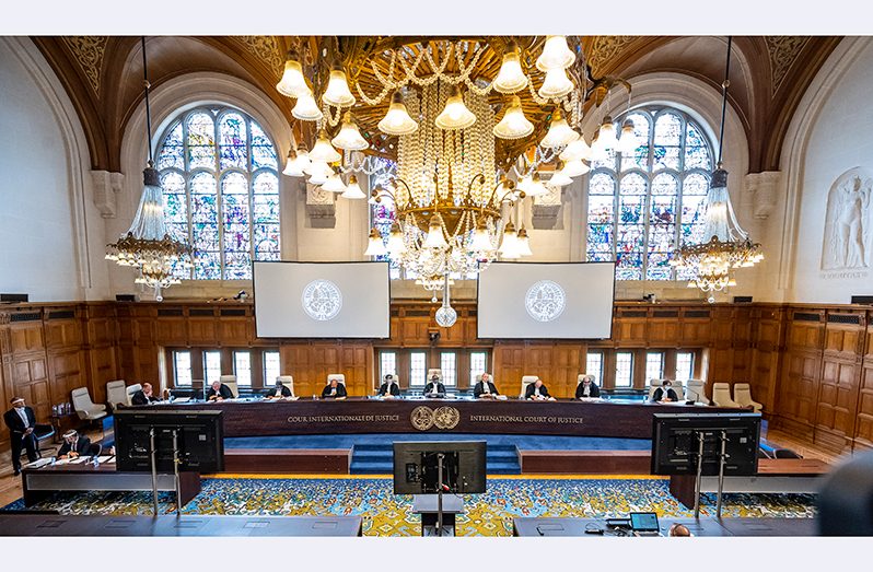 The International Court of Justice ( UN Photo/ICJ-CIJ/Frank van Beek)