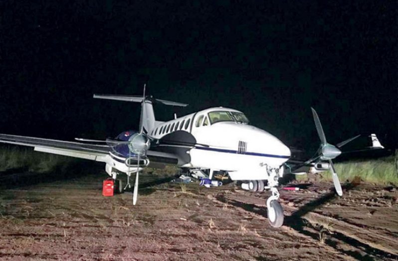 The seized foreign aircraft was seen frequenting the Santa Fe/Maracanta area