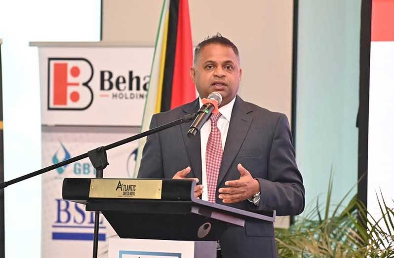 Minister of Public Utilities and Aviation Deodat Indar