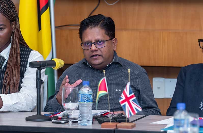 Senior Minister in the Office of the President with responsibility for Finance, Dr Ashni Singh (Delano Williams photo)