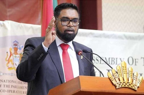 President, Dr Irfaan Ali had last addressed the National Assembly back in October 2024 (Delano Williams photo/Guyana Chronicle archives)