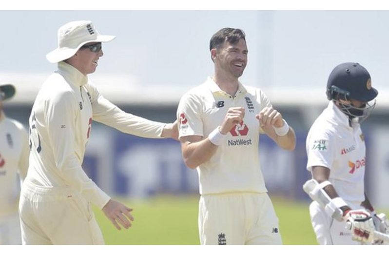 James Anderson has now taken 606 Test wickets at an average of 26.59.