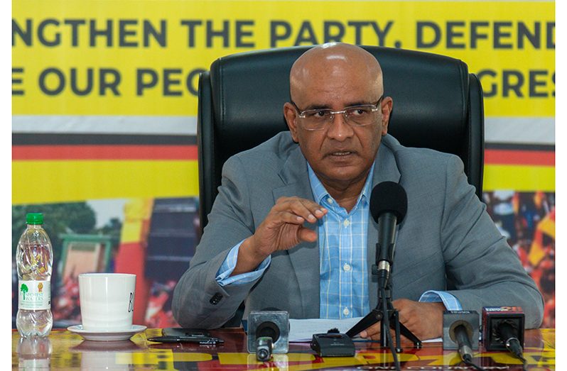 PPP General Secretary Dr. Bharrat Jagdeo