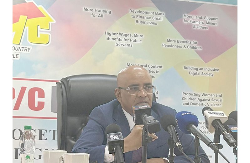 PPP General Secretary Dr. Bharrat Jagdeo