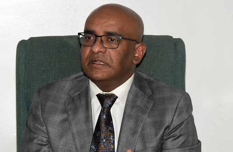 Opposition Leader, Bharrat Jagdeo speaking at his news conference