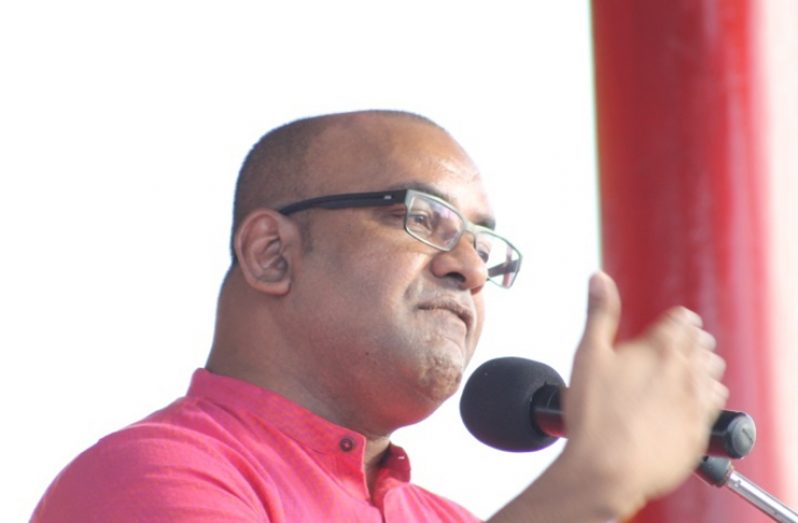 Opposition Leader Bharrat Jagdeo