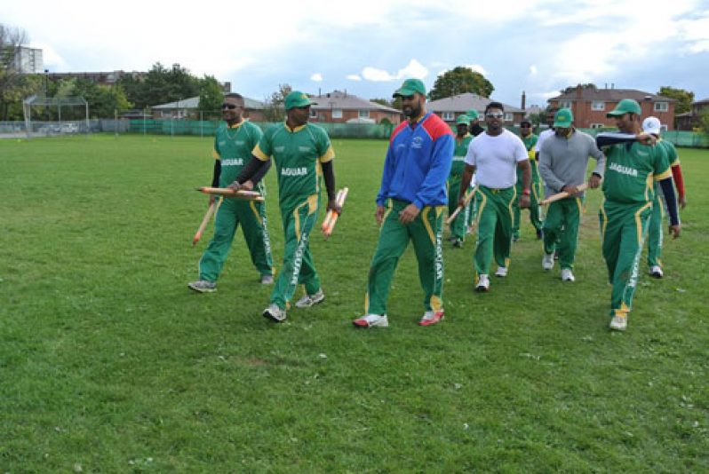 The jubilant Jaguar side shortly after carting off the CSCA first division knockout title.