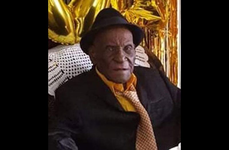 Victor Lewis on his 104th birthday