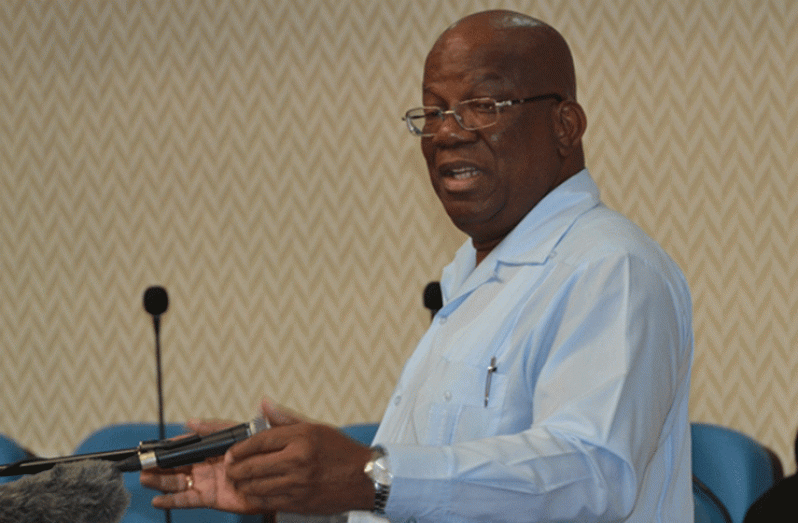 Minister of Finance, Winston Jordan