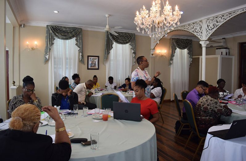 Dr. Dianne Williams (center) During the JJDAST