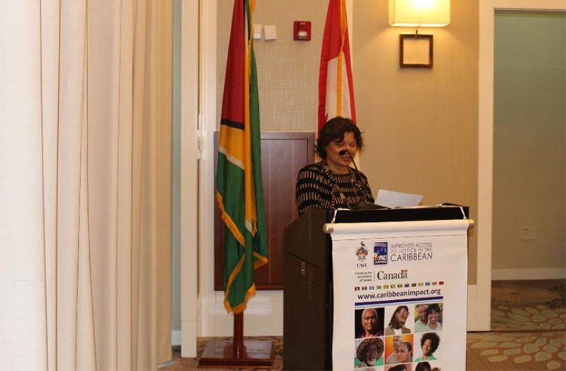 Her Excellency Lilian Chatterjee, High Commissioner of Canada to Guyana