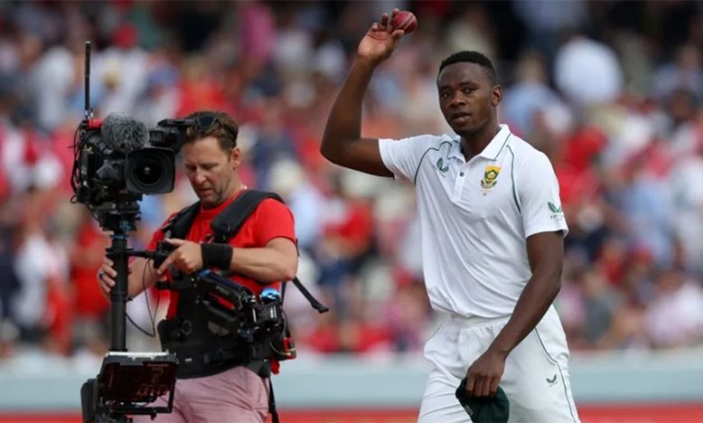 SA pacer Kagiso Rabada booked his place on the honours board with five first-innings wickets (Getty Images)