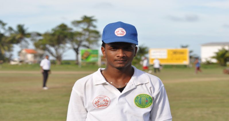 Left-arm spinner Keshram Seyhodan grabbed five for 46.