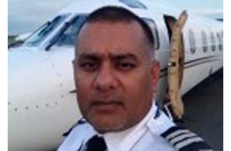 Guyanese pilot Khamraj Lall