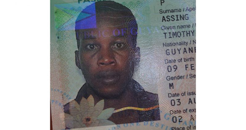 Dead: Timothy Emueal Assing