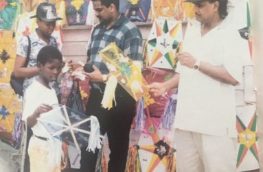 Preparing to go and fly their kites