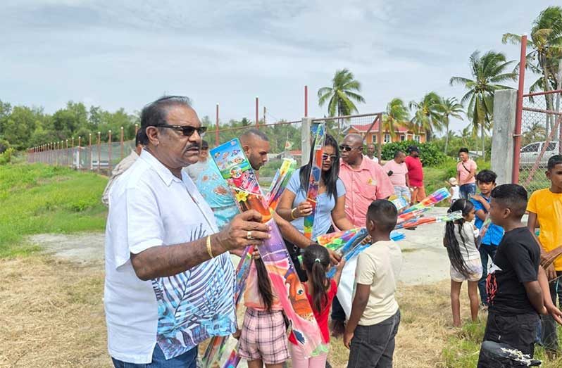 Kite distribution underway in Region Two