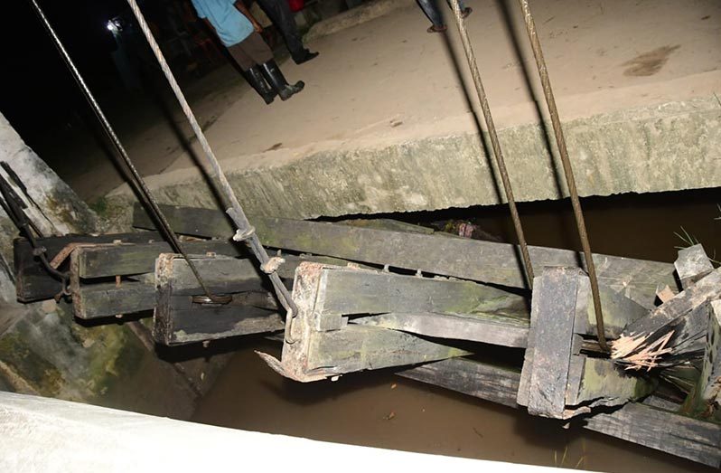 The damaged Koker at Market Street, Grove that’s at the centre of all the confusion