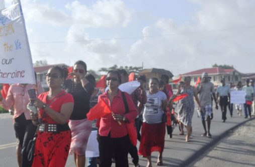A parade was part of the observances