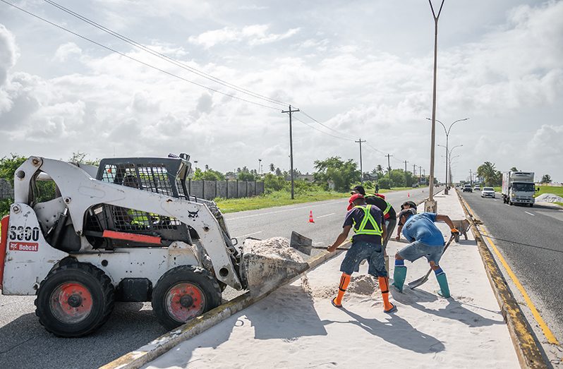 The government will be making a last effort to comb across the country with the hope of finding as many skilled Guyanese construction workers (Delano Williams photo)