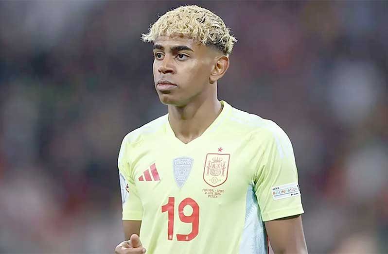 Lamine Yamal reported to Barcelona pre-season training on Monday - the day after his party