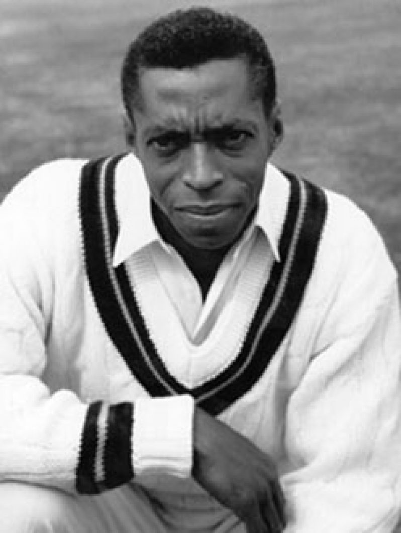 Lance Gibbs, the first spinner to 300 Test wickets.