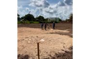 A section of the cleared land where Guyana’s first law school will be constructed