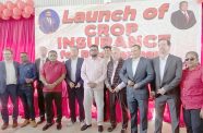 President Irfaan Ali and major stakeholders at the launch on Tuesday