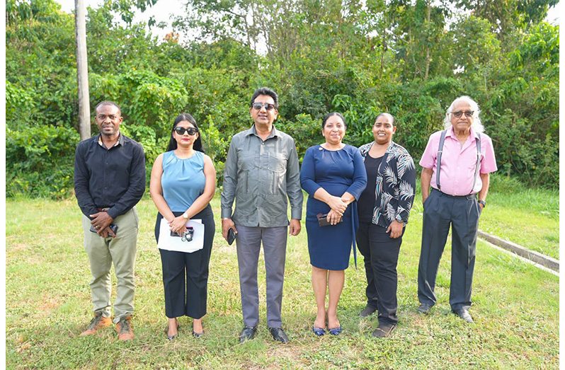 law On Thursday afternoon, the Hon. Mohabir Anil Nandlall SC, Attorney-General & Minister of Legal Affairs, Prof. Paloma Mohamed-Martin, Vice-Chancellor of the University of Guyana, Mr. Christopher Ram and other officials of the University of Guyana visited the site of the Council of Legal Education of the West Indies proposed law school at the university’s Turkeyen Campus. It is an eight-acre plot of land that will house the edifice and other facilities in relation to the Caribbean’s newest addition to its current complement of law schools. The clearing of the land will commence in the next few days. It is the government’s hope that the law school will be up and running in the shortest possible time (Photos: Mohabir Anil Nandlall/Facebook)