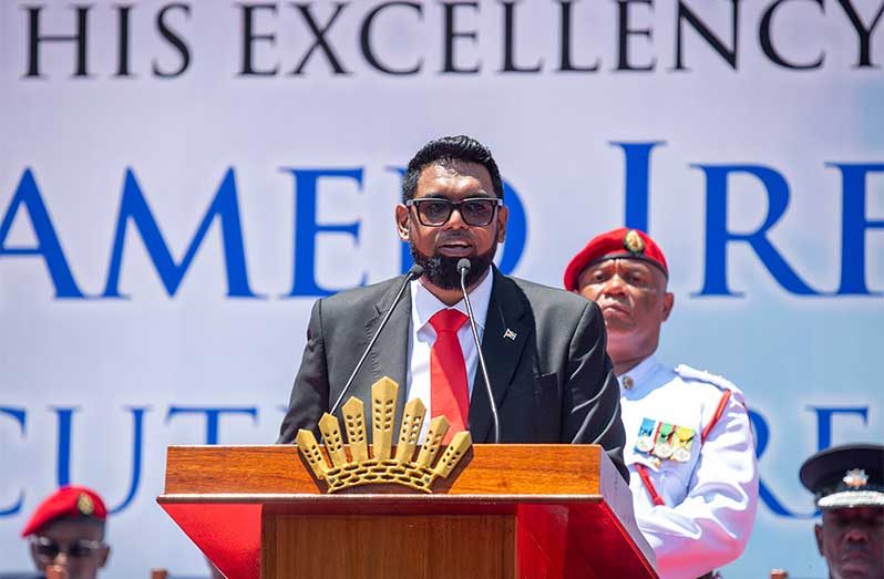 President, Dr Irfaan Ali (Delano Williams photo)