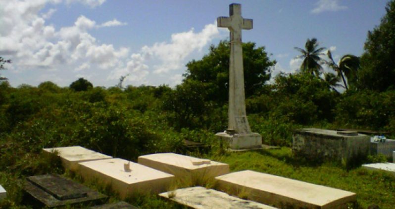 A completed section of the La Belle Alliance burial ground