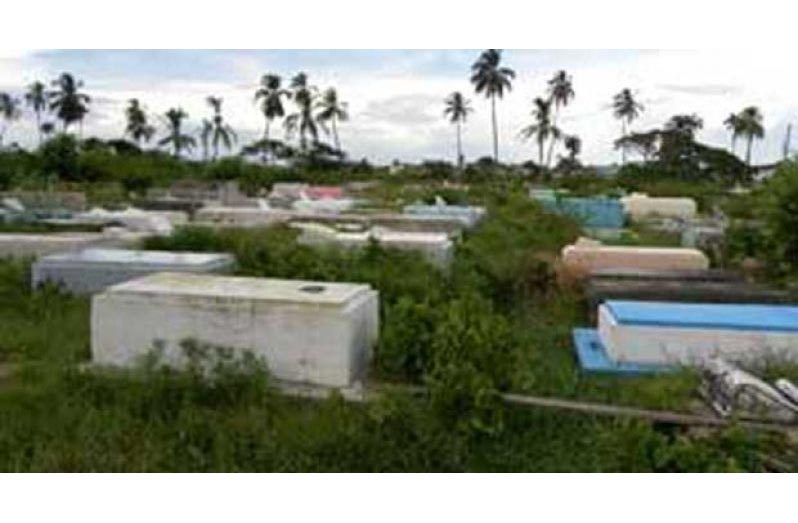 The Le Repentir Burial Ground in southern Georgetown