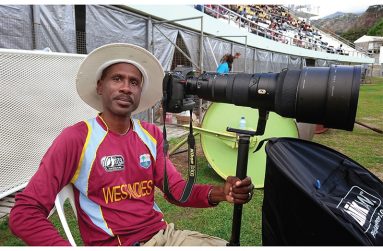 Randy while working in Dominica