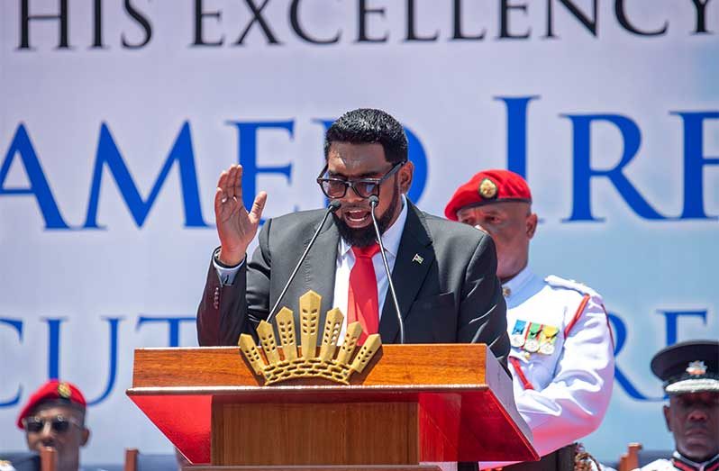 Guyana’s Head of State Dr Irfaan Ali (Delano Williams photo)