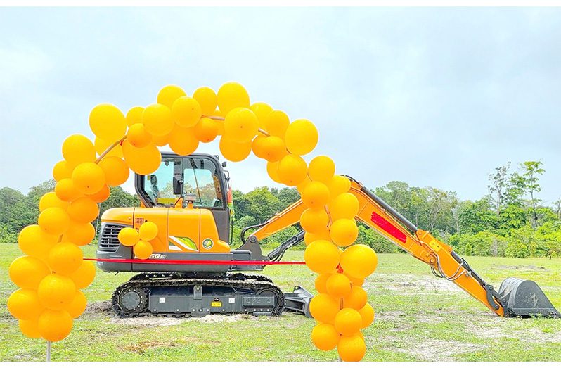 The new mini-excavator