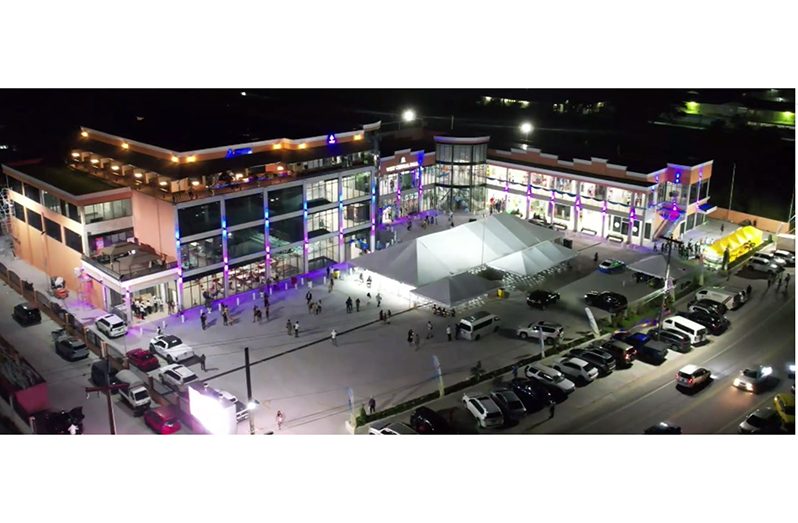 An aerial view of the newly commissioned West Central Mall