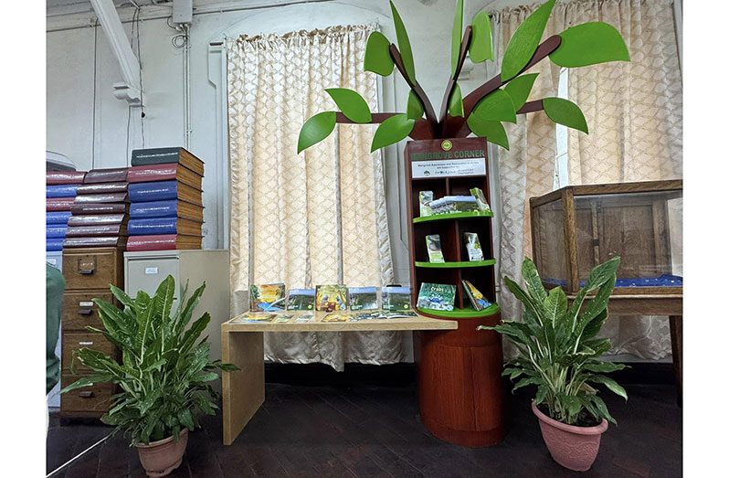 The Mangrove Library corner at the National Library