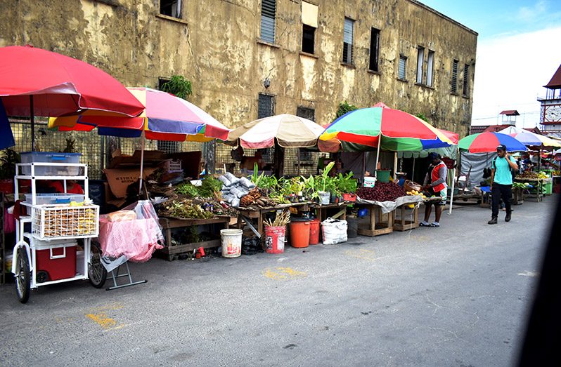 Vendors at the Stabroek Market (Carl Croker photos)