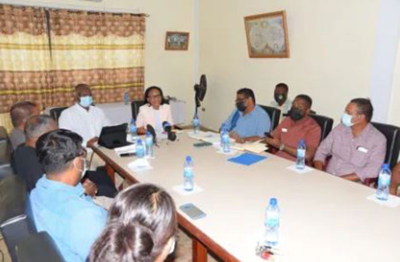 Tourism, Industry and Commerce Minister, Oneidge Walrond, meets members of Upper Corentyne, Central Corentyne and Berbice Chambers of Commerce