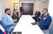 Areas of collaboration and support within Guyana’s security structure were the focus of a meeting between President Dr. Irfaan Ali and General Randall Reed of USTRANSCOM