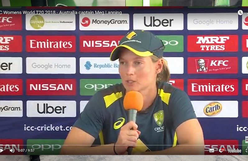 Australia Women’s captain Meg Lanning
